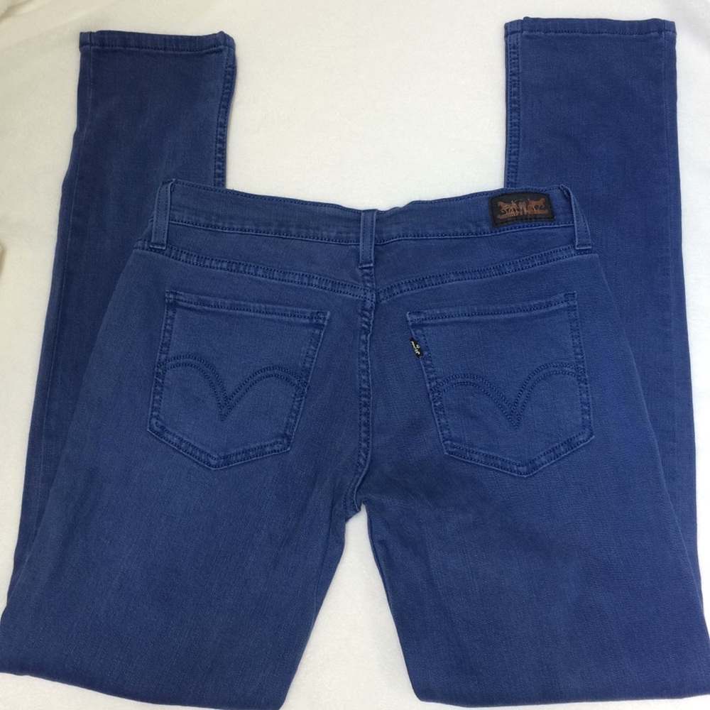 Levi’s 524 Too Superlow Blue Skinny Jeans Pants